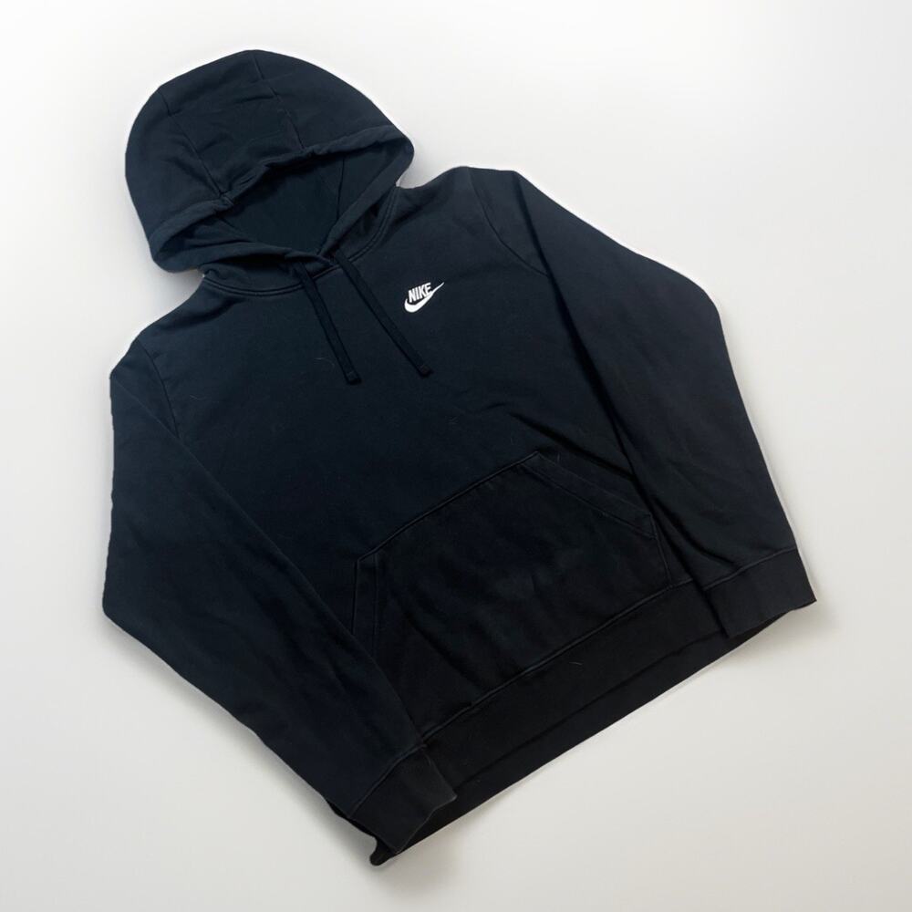 Nike Sportswear Club Fleece Men's Pullover Hoodie - Black - Size L